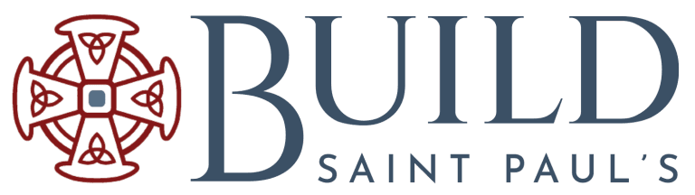 Color logo of the Build Saint Paul's capital campaign website - Anglican Church & School in Melbourne Florida